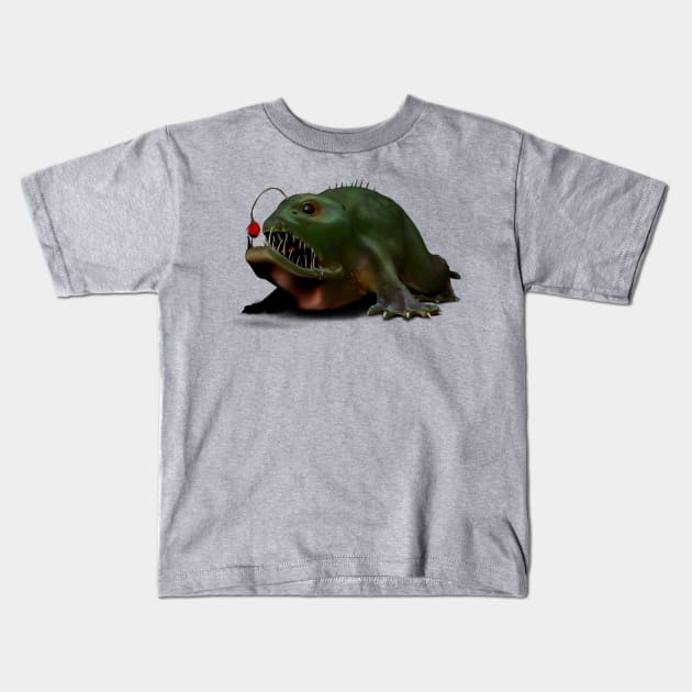 Angler Newt Kids T-Shirt by roosh